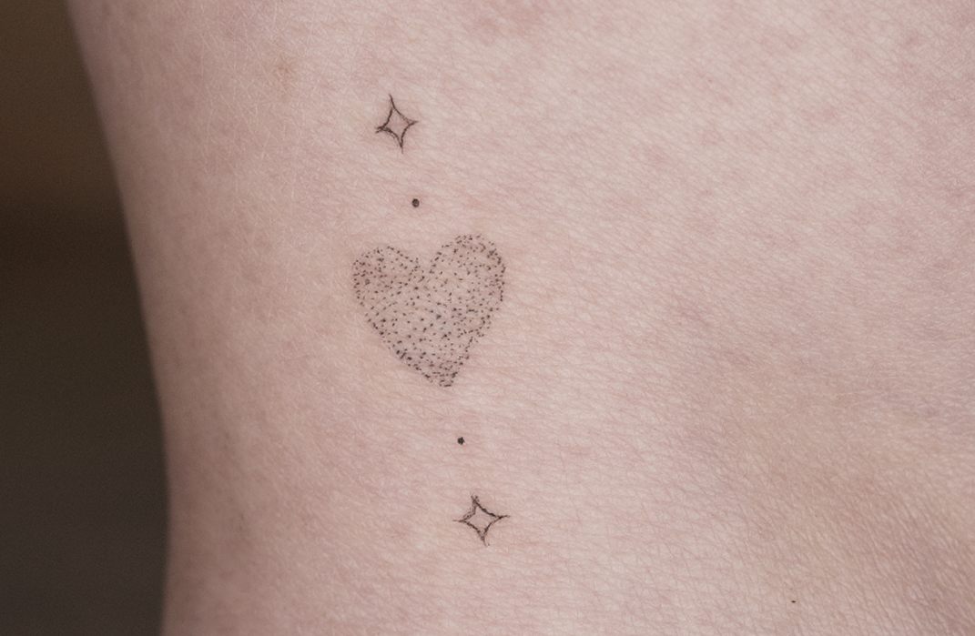 Primeira tatuagem — aluna da mentoria